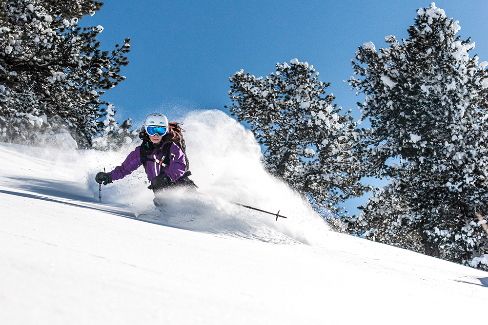 Skifahren im Gelände