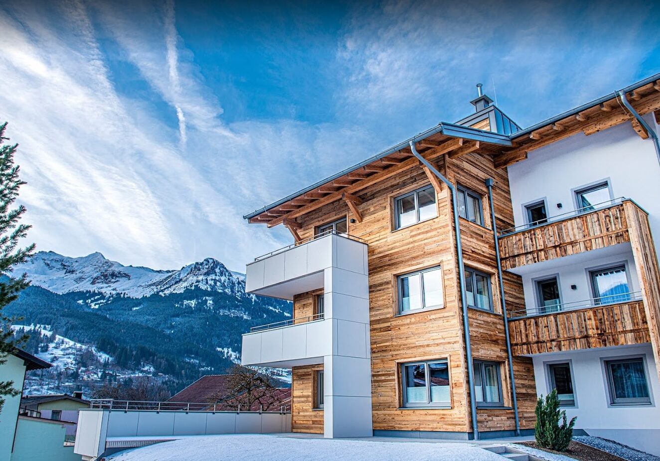 Außenansicht Gipfelblick Chalet